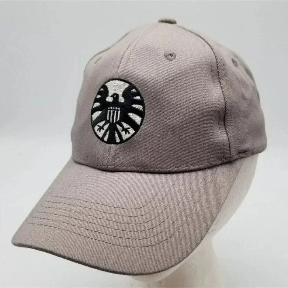Captain Marvel Carol Danvers Shield Baseball Cap Adjustable Hip Hop Strap Hat